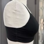 Victoria's Secret  Black Ruched Seamless Sports Bra Size Large Photo 3