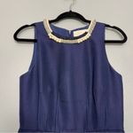 3.1 Phillip Lim  Embellished Pearl Neckline Silk Cotton Wool Sheath Dress Size 4 Photo 2