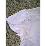 Nine West  Women's light purple short sleeve shirt size large‎ Photo 3