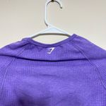 Gymshark Purple Vital Seamless Long Sleeve Crop Top Small Photo 3
