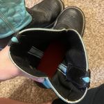 Justin Boots Justin Gypsy Gemma Leather Cowgirl Boots Black Turquoise Womens 10 B L9905 Photo 9