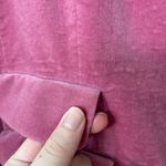 Jones New York  women’s solid pink velour one button blazer jacket stretch size 6 Photo 2