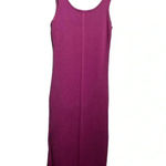 Wind and Willow Knit Midi Purple Bodycon Tank Dress Size Medium Photo 2