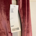 Urban Outfitters NEW Pink Velvet Bell Long Sleeve Mini Dress Flare Sleeve Photo 4