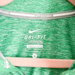 Nike Running Kelly Green Space dye Dri Fit Long Sleeve Half Zip Athletic Top Sm Photo 6