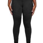 Thinx Black Moderate Period Absorbent Side Pocket Athletic Leggings L Size L Photo 0