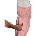 J. Crew womens summer party dress Size 12 Orange/white/Pink pockets Sleeveless Pink Photo 4