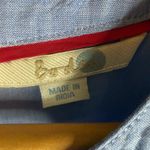 Boden USA Boden Chambray Blue Cotton V Neck Pocket Shift Dress Womens US 2R Resortwear Photo 1