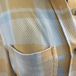 C&C California  Yellow and Blue Plaid Shirt Photo 2