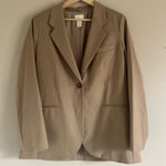 H&M  Tan Business Blazer Medium  Photo 0