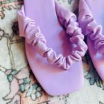 Nine West Women's Daxx Ruched Flat Thong Sandals in Purple Lilac Lavender size 6 Photo 2