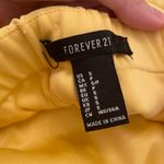 Forever 21 🔴  Yellow Strapless Flounce Romper | Small | Summer Party Outfit Photo 3