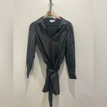 Peter Som  x RTR Faux Leather Shirtdress Size 4‎ Photo 2