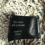 Lane Bryant  Cardigan Women Plus Size 22/24 Open Knit Open Front Cream Multicolor Photo 4