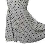 Elle Gray Glen Plaid Polka Dot Houndstooth Fit & Flare Sleeveless Dress Photo 3