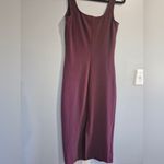 J.Crew vintage 90s Y2K 2000s friends square neck red maxi dress size large Photo 4