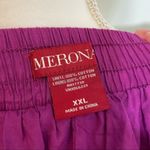 Merona NWOT Fuchsia Pink Purple Circle Skirt Mini Drawstring XXL Plus Size  New Photo 2