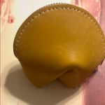 Mustard Yellow Leather Coin Purse Photo 3