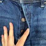 Hollister  Curvy Ultra High Rise Mom Jean Shorts Womens 27 Blue Denim Button Fly Photo 2