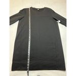 Old Navy Ribbed 3/4 Sleeve Shift Little Black Dress NEW WITH TAGS Neutral Photo 8