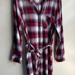 Pendleton GAP + Plaid Shirt Dress with Belt Large Patriotic Long Sleeve Photo 2