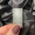 Calvin Klein Black Tweed Shift Dress with Fur Trim 8 Medium Photo 9