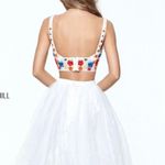 Sherri Hill 50948 Two Piece Floral A-Line Prom Dress Photo 3