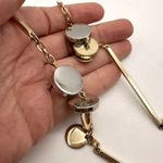 Chico's Chico’s Two‎ Tone Silver & Gold Layered Pendant Long Necklace Career Office Photo 5