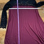 Karen Kane Women’s Large Lace Sleeve Trapeze Swing Dress High Lo Hem Boat Neck Photo 9