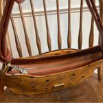 MCM Cognac Visetos Coated Canvas Shoulder Bag Leather Monogram Gold Vintage Photo 9