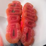 Nike  Air VaporMax Flyknit Women's Running Shoes Bright Orange Pink Size 8.5 Photo 4