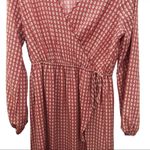Modcloth  fervour print faux wrap dress M Photo 2