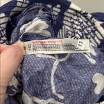 Anthropologie Blue Floral Casual Beach Wrap Pant Size Medium Photo 6