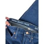 J.Crew Womens Denim Demi Boot Crop Jeans Size 27T Cotton & Lycra Blue Photo 4