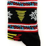Doritos Crew Socks Mens Womens Christmas Holiday Snowflakes Fun Novelty Gift Black Photo 3