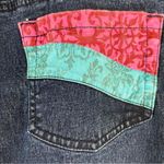 Diane Gilman DG2 Patched Boho Floral Straight Leg Jeans Women’s Size 16 Photo 6