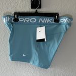 Nike NWT Dri-Fit Pro Shorts 3" Dark Turquoise Women's Size 2XL CZ9857-464 Photo 7