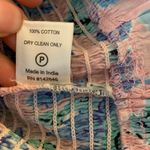 Rhode Resort Anya Smocked Mini Dress Womens Size Medium Blue Photo 11