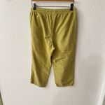 Classic Elements  100% Cotton Green Pull On Drawstring Pants M Photo 3