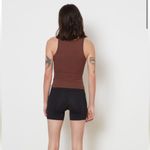 Sandy Liang  Riblet Tank in Cocoa Large Photo 8