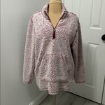 Charlie Paige  Pink Sherpa Quarter Zip Pullover Photo 1