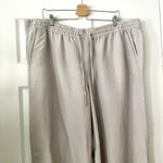 Lane Bryant NWT Pull-On Linen Wide Leg Pants Sz 18/20P Photo 1