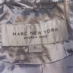 Marc New York Marc NY Metallic Silver Puffer Full Zip Vest Photo 3