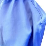 Danielle Guizio Satin Mini Skirt In Lilac Prime Side Slit Women’s Size L Flawed Photo 14