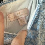 Rachel Parcell  Blue Floral Lace Puff Sleeve Midi Dress – Size L Photo 2