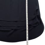 Monteau Dress LBD Black Sleeveless High Low Hem Open Draped Back Dress Small Photo 9