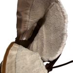 Michael Kors Rory Shearling Wedge Lace-Up Ankle Boots Distressed Leather, Sz 11 Photo 13