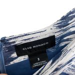 Club Monaco  Robetta Women's Pencil Skirt Blue White Twist Waist Size 2 Photo 3