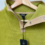Allbirds NWT Women's XS Fluff Fleece Pullover Wool Blend Jacket Hazy Lime Green Photo 8