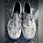 Vans Slip On Grey Black Diamond Snakeskin Exotic Sneakers Shoes Women's Size 6.5 Photo 6